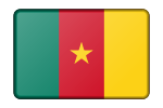 Cameroon flag (bevelled)